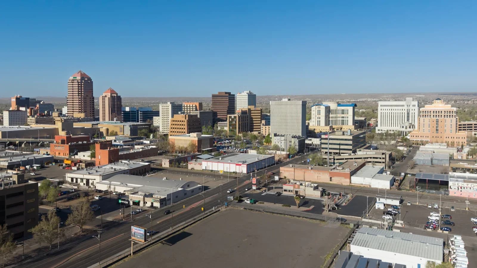 Albuquerque, New Mexico downtown and business district