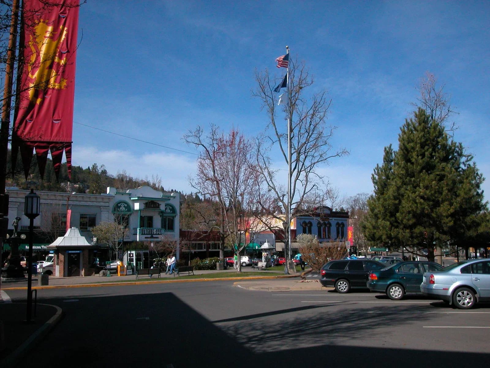 Ashland, Oregon downtown and business district