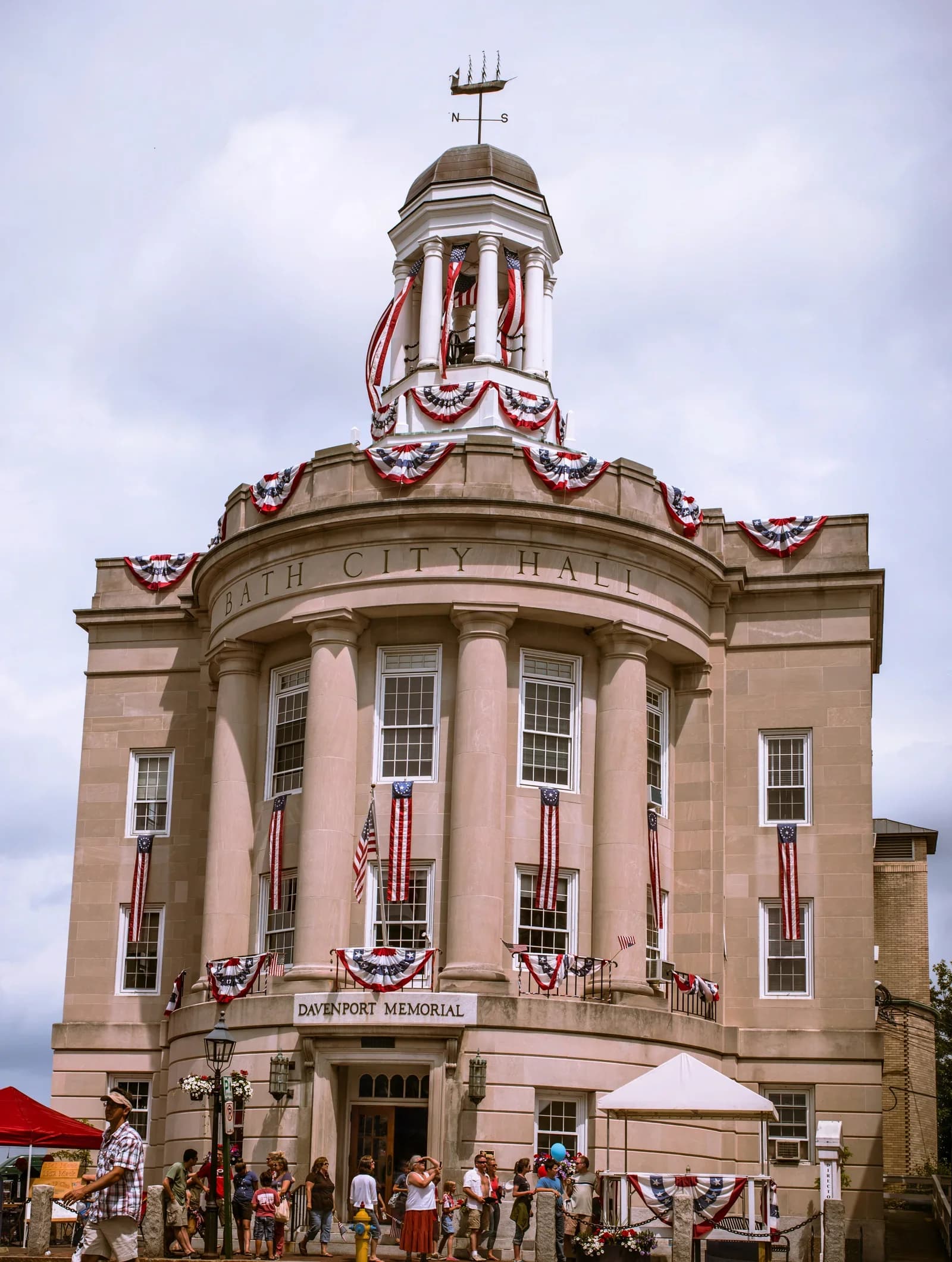 Bath, Maine downtown and business district