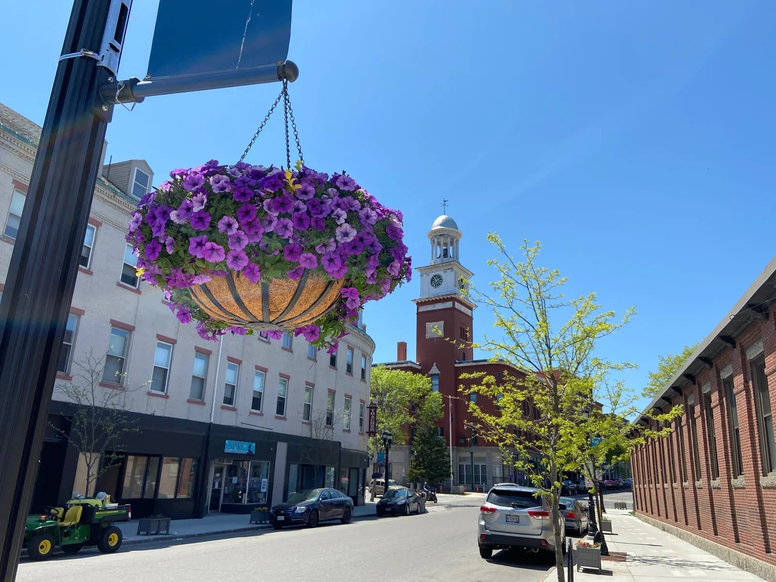 Biddeford, Maine downtown and business district