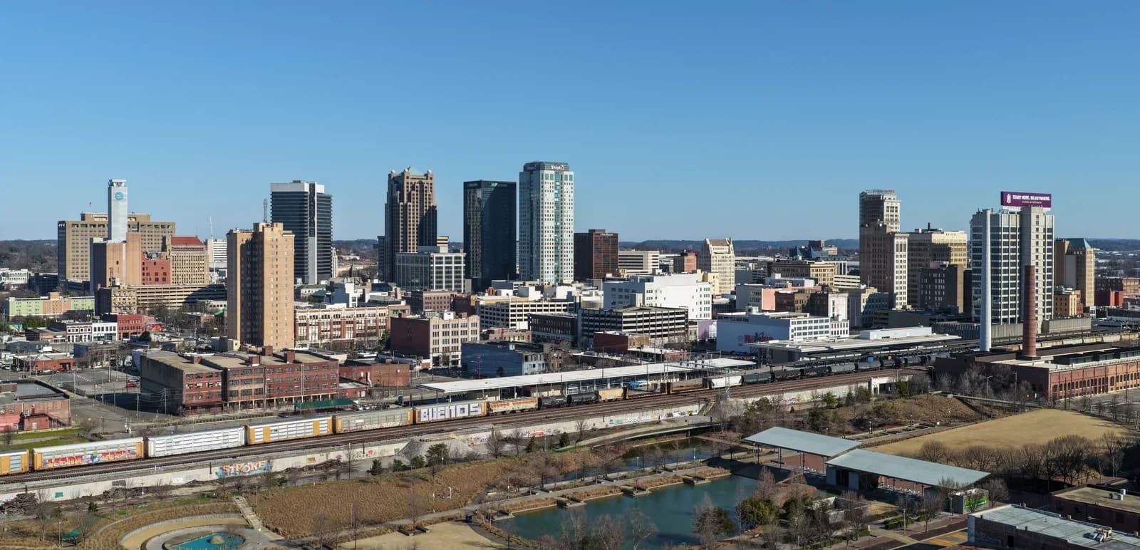 Birmingham, Alabama downtown and business district