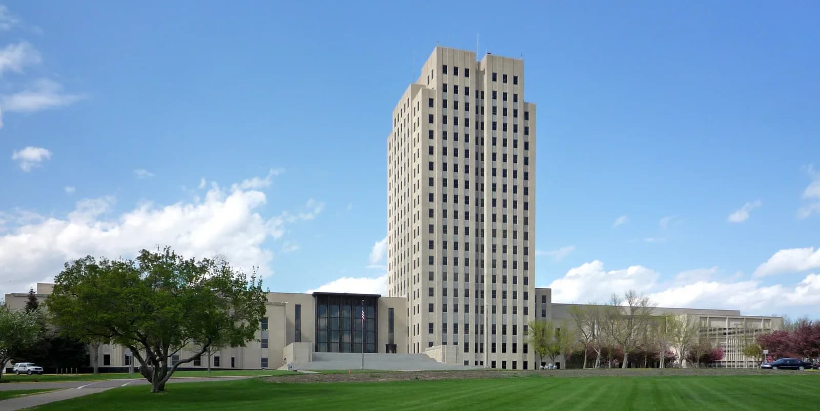 Bismarck, North Dakota downtown and business district