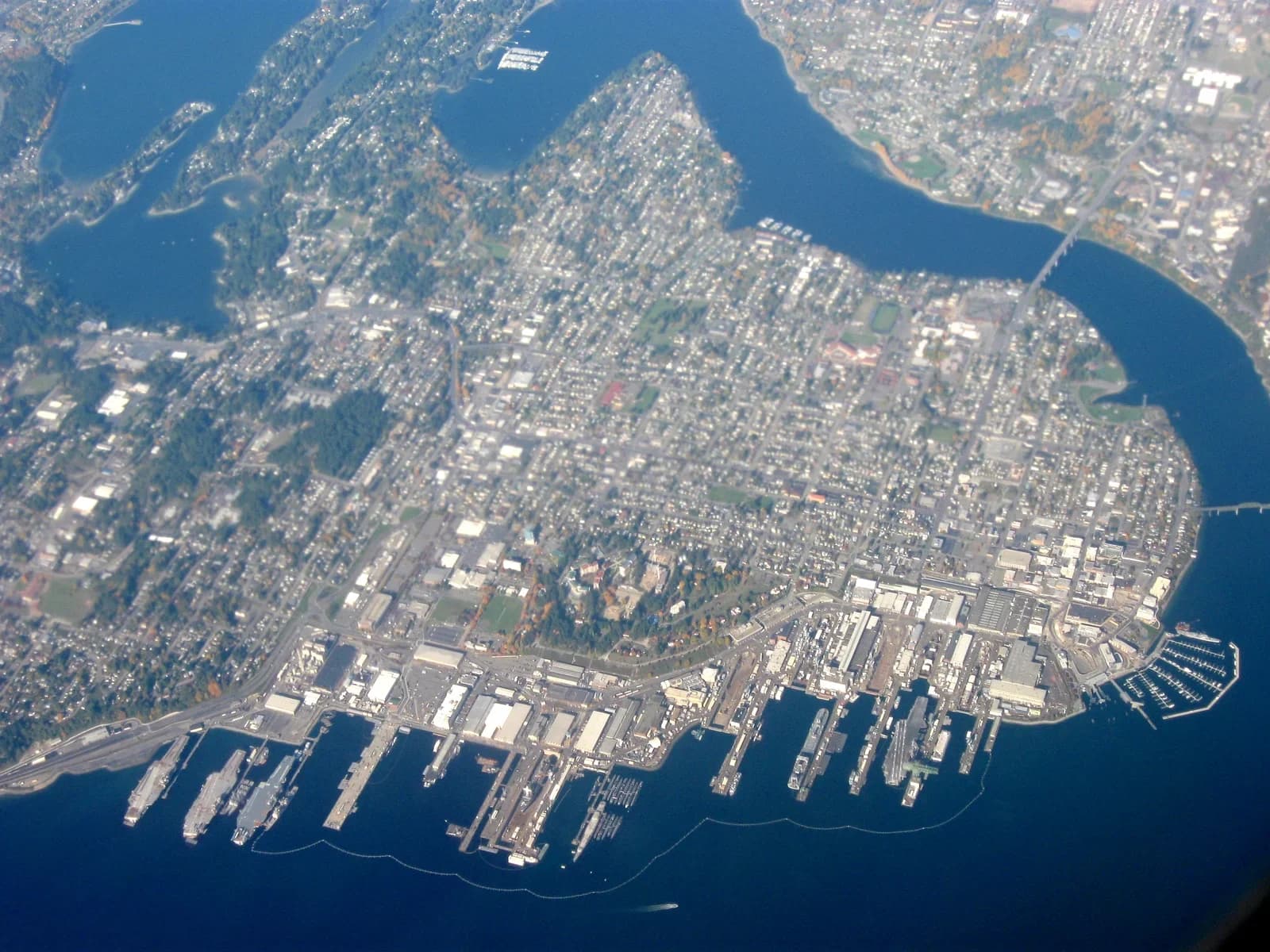 Bremerton, Washington downtown and business district
