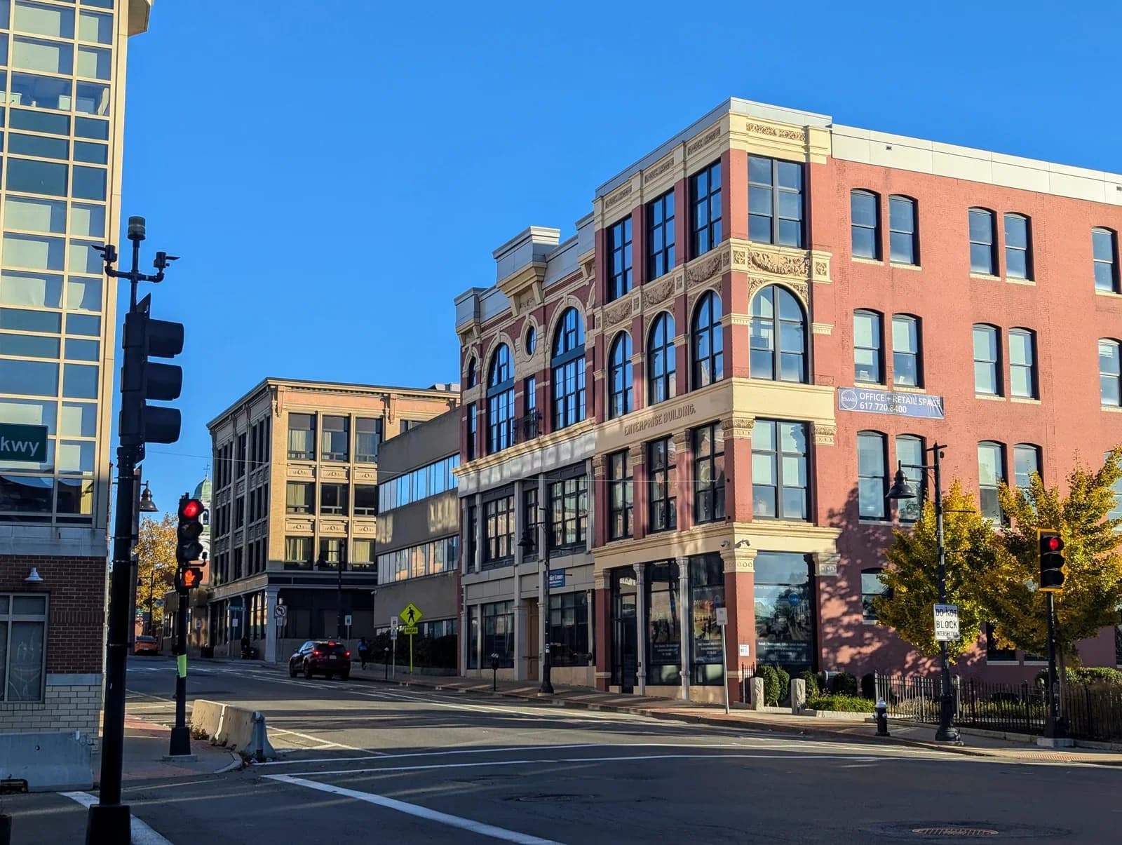 Brockton, Massachusetts downtown and business district