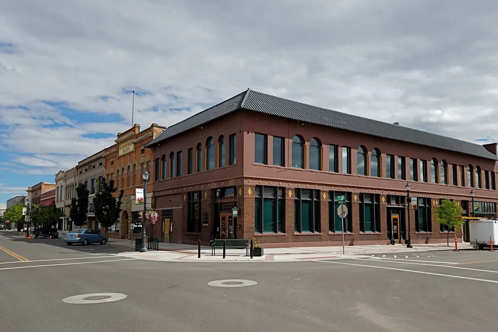 Caldwell, Idaho downtown and business district