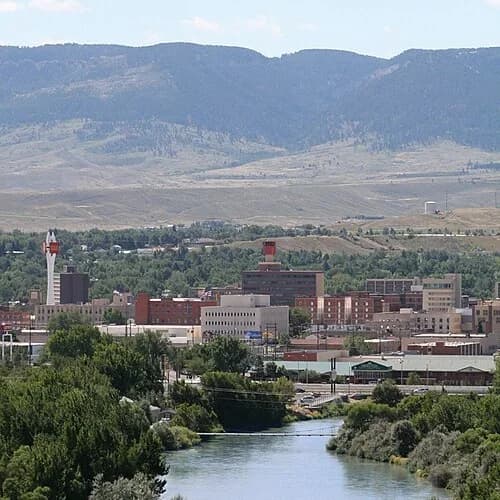 Casper, Wyoming downtown and business district