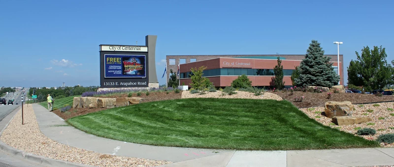 Centennial, Colorado downtown and business district
