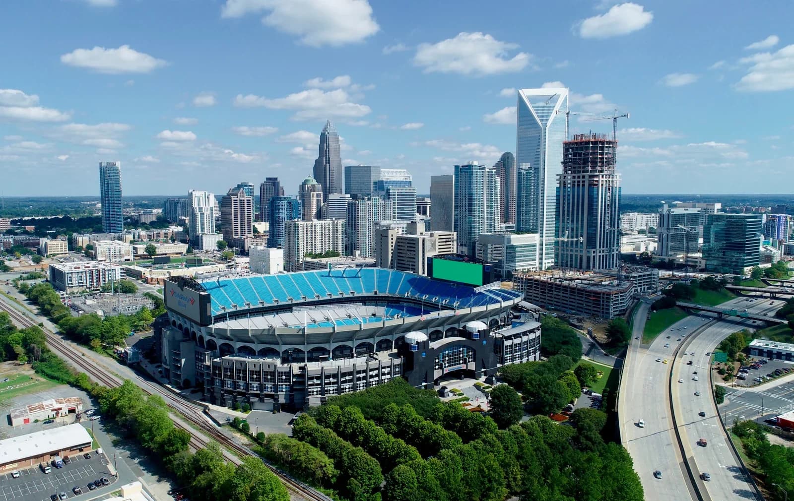 Charlotte, North Carolina downtown and business district