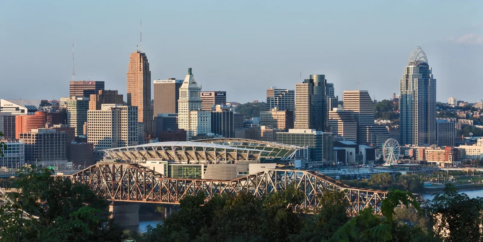 Cincinnati, Ohio downtown and business district