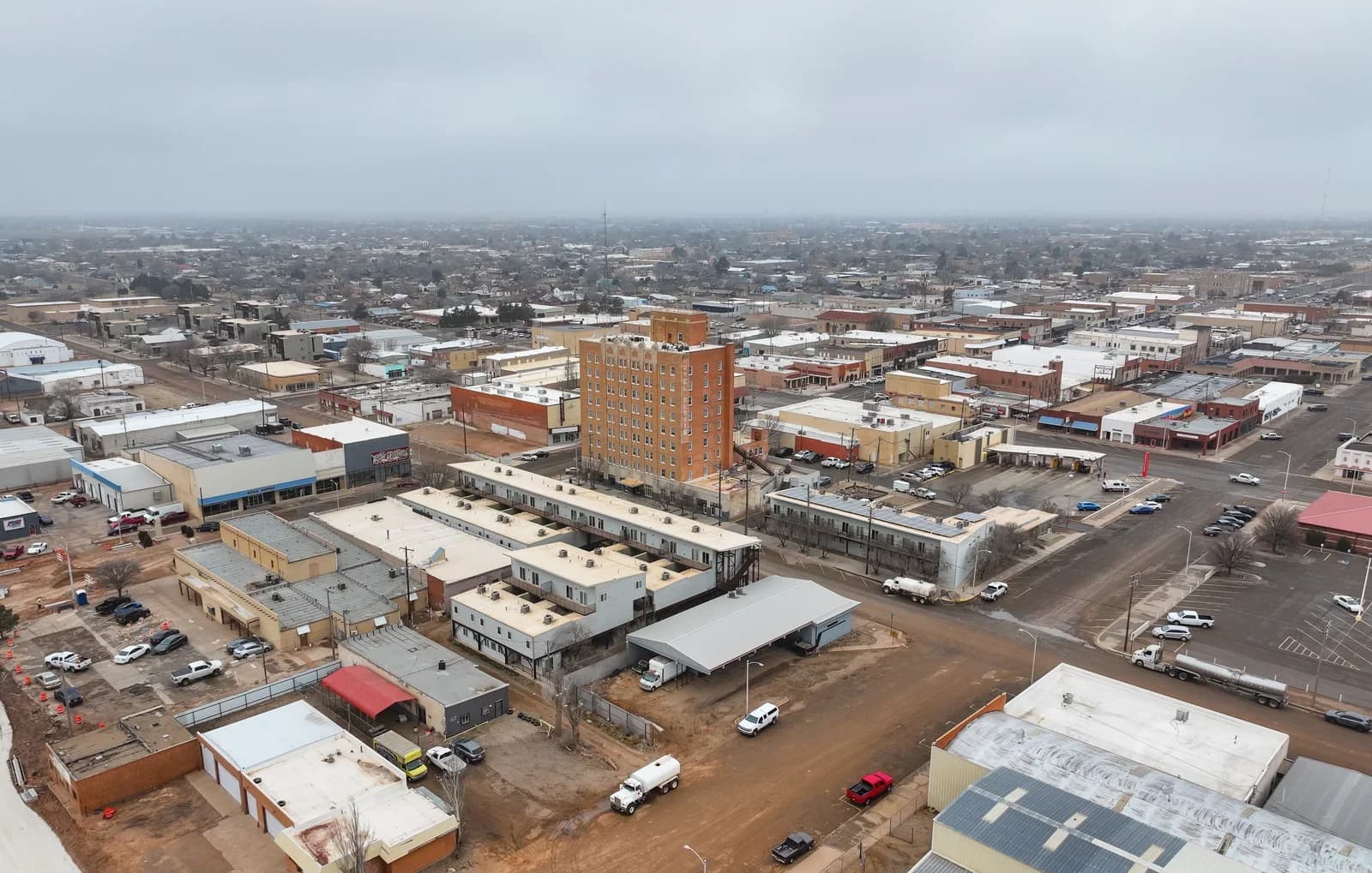 Clovis, New Mexico downtown and business district