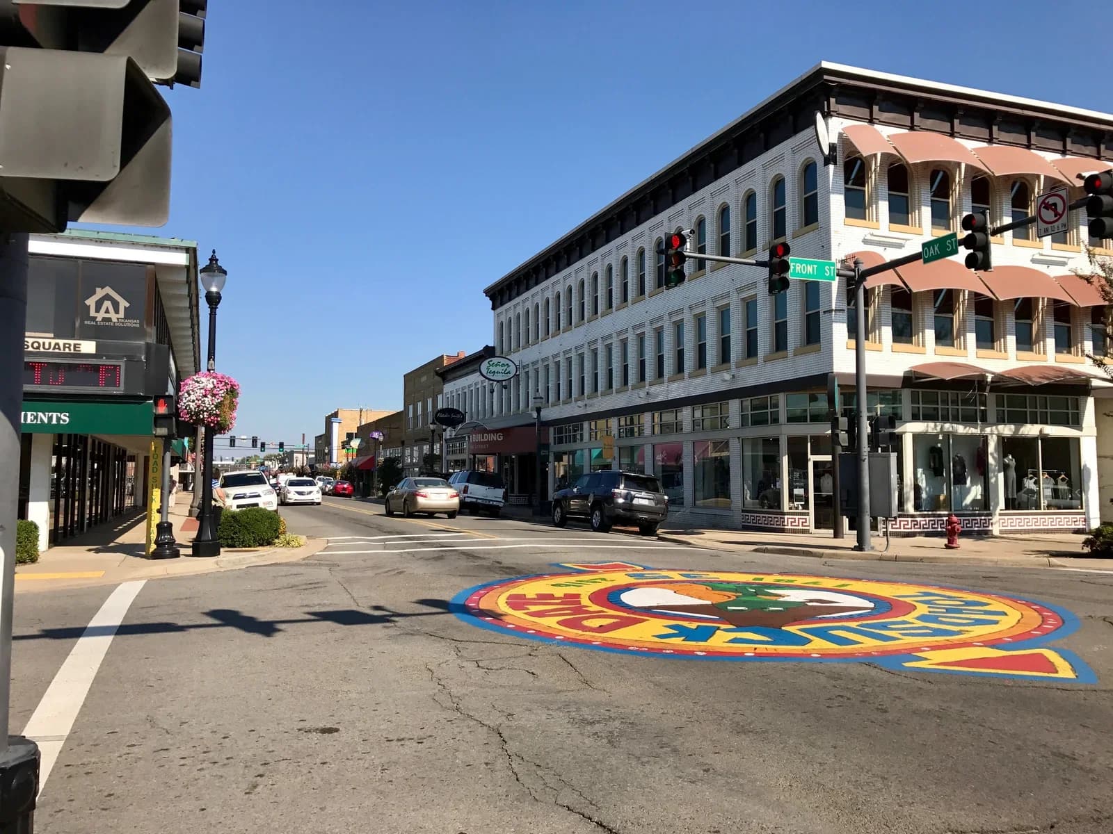 Conway, Arkansas downtown and business district