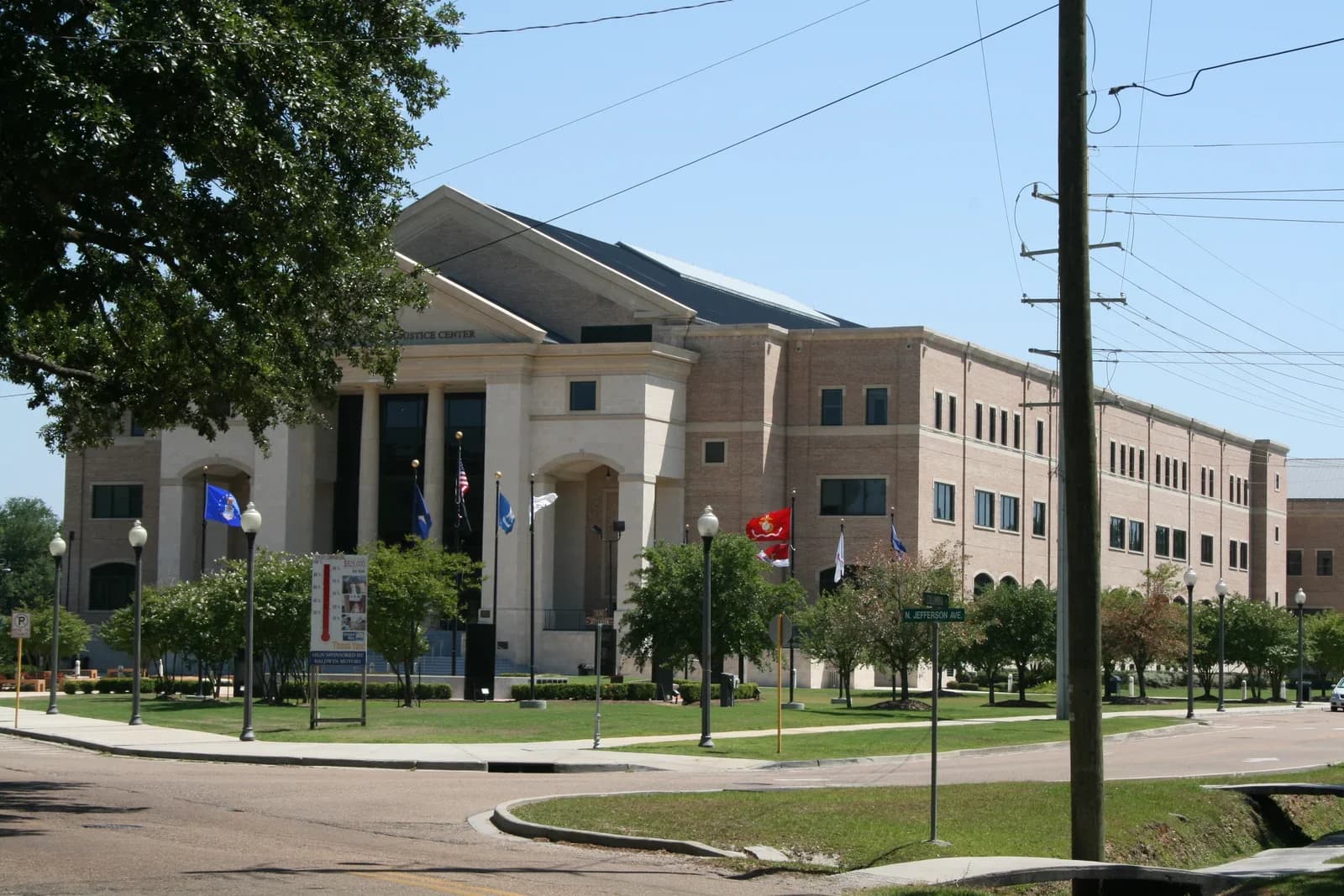 Covington, Louisiana downtown and business district