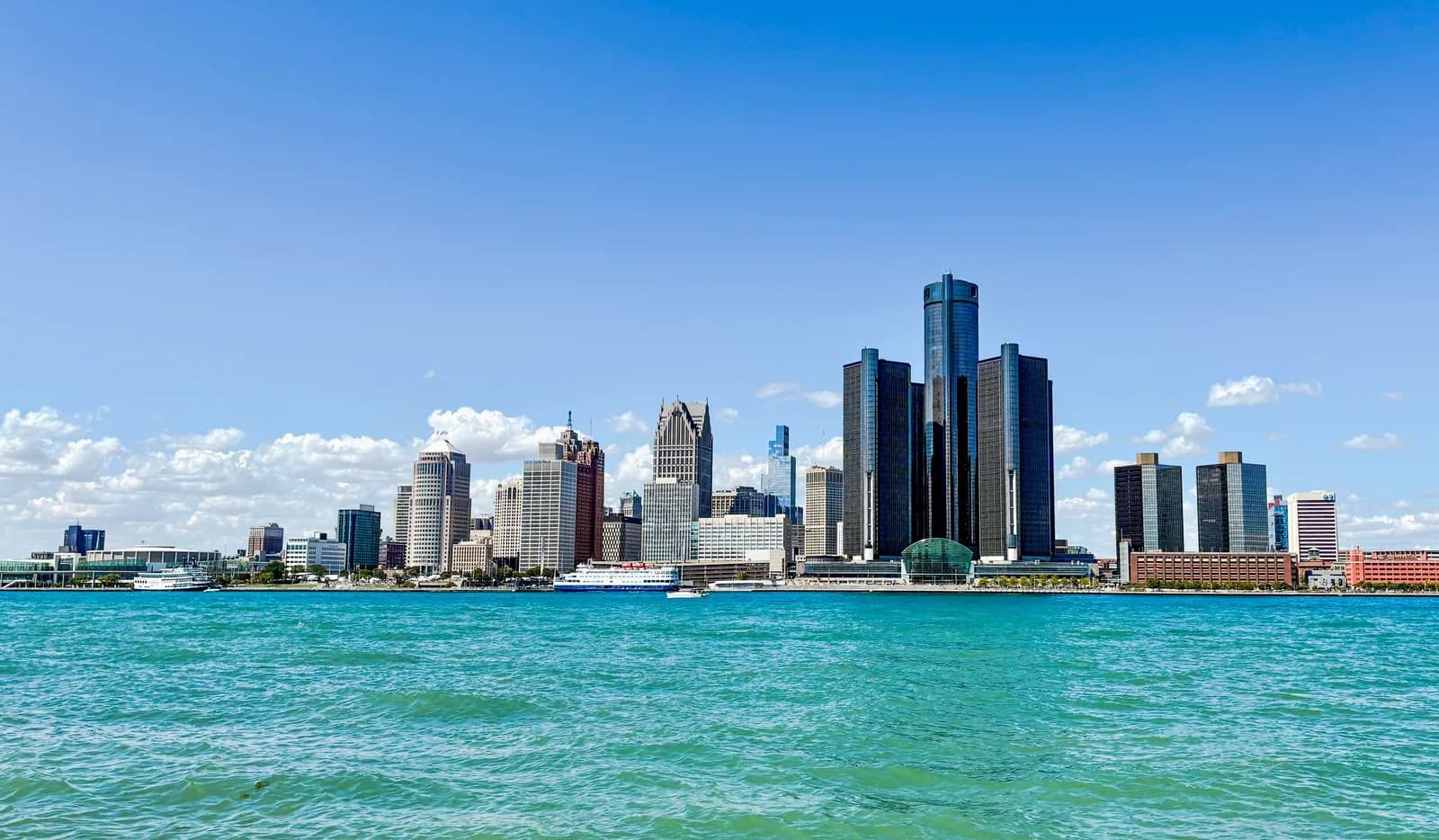Detroit, Michigan downtown and business district