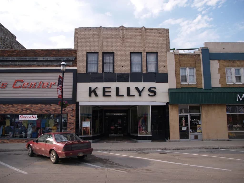 Devils Lake, North Dakota downtown and business district