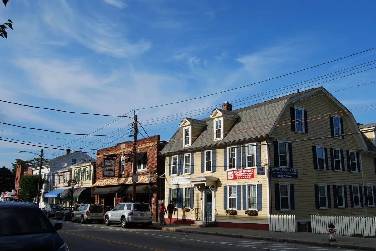 East Greenwich, Rhode Island downtown and business district