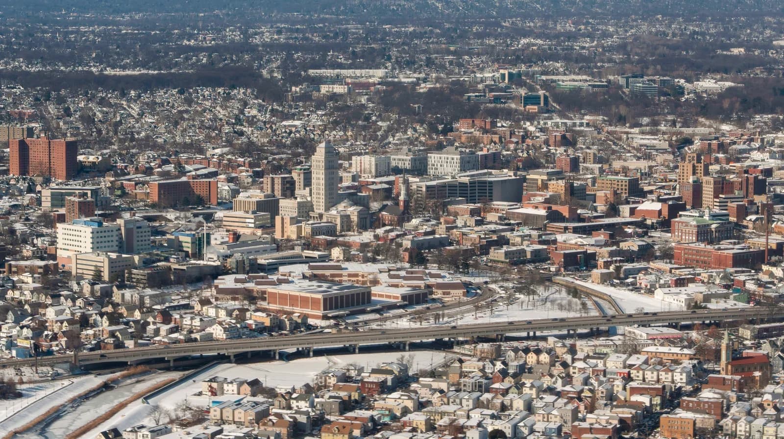 Elizabeth, New Jersey downtown and business district