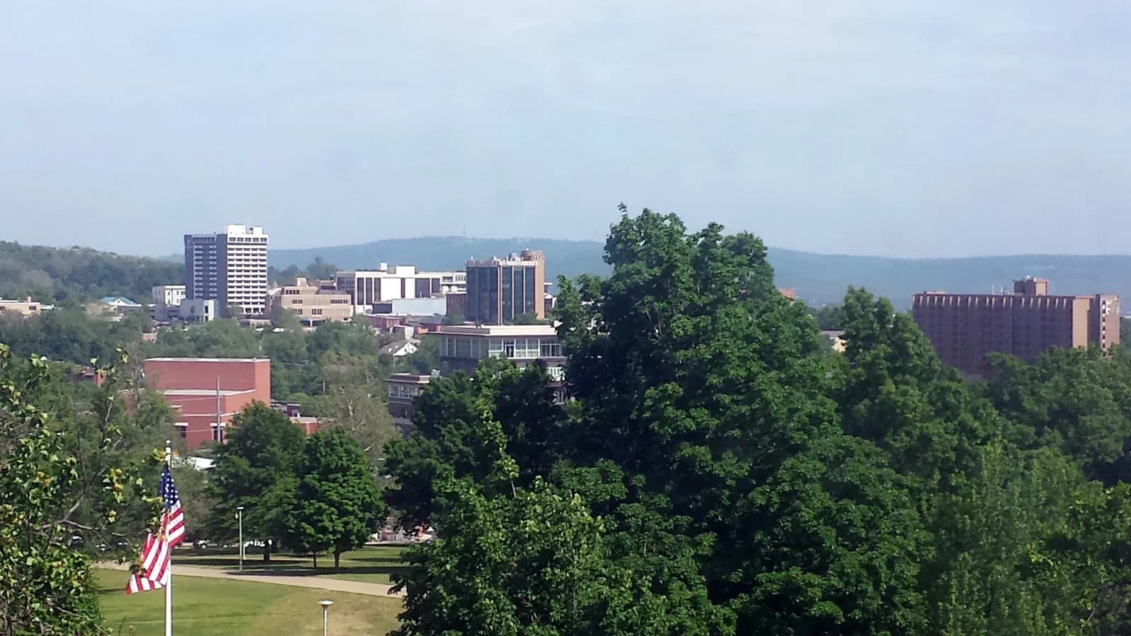 Fayetteville, Arkansas downtown and business district