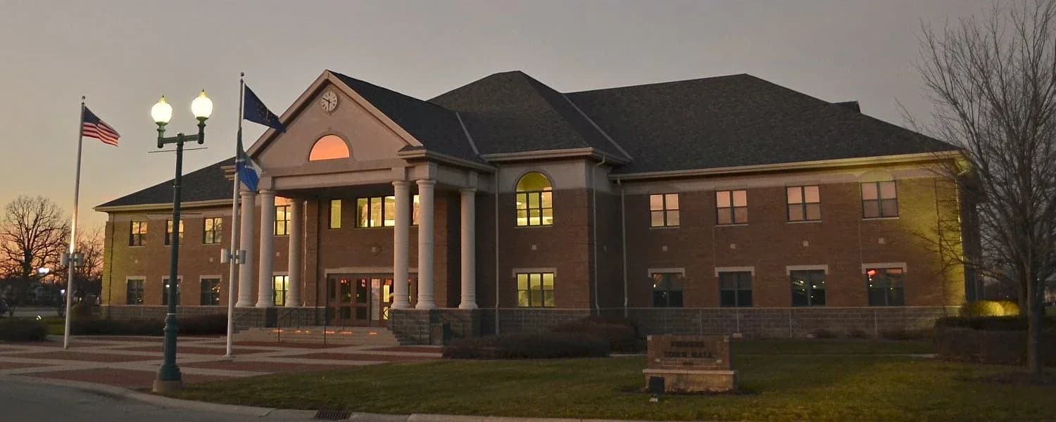 Fishers, Indiana downtown and business district