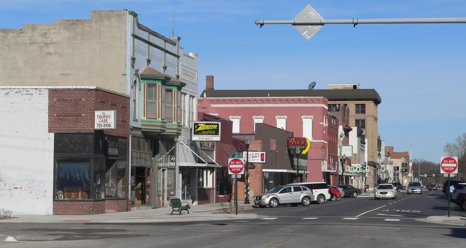 Fremont, Nebraska downtown and business district