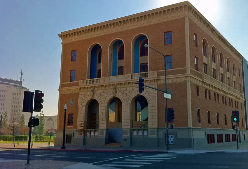 Fresno, California downtown and business district