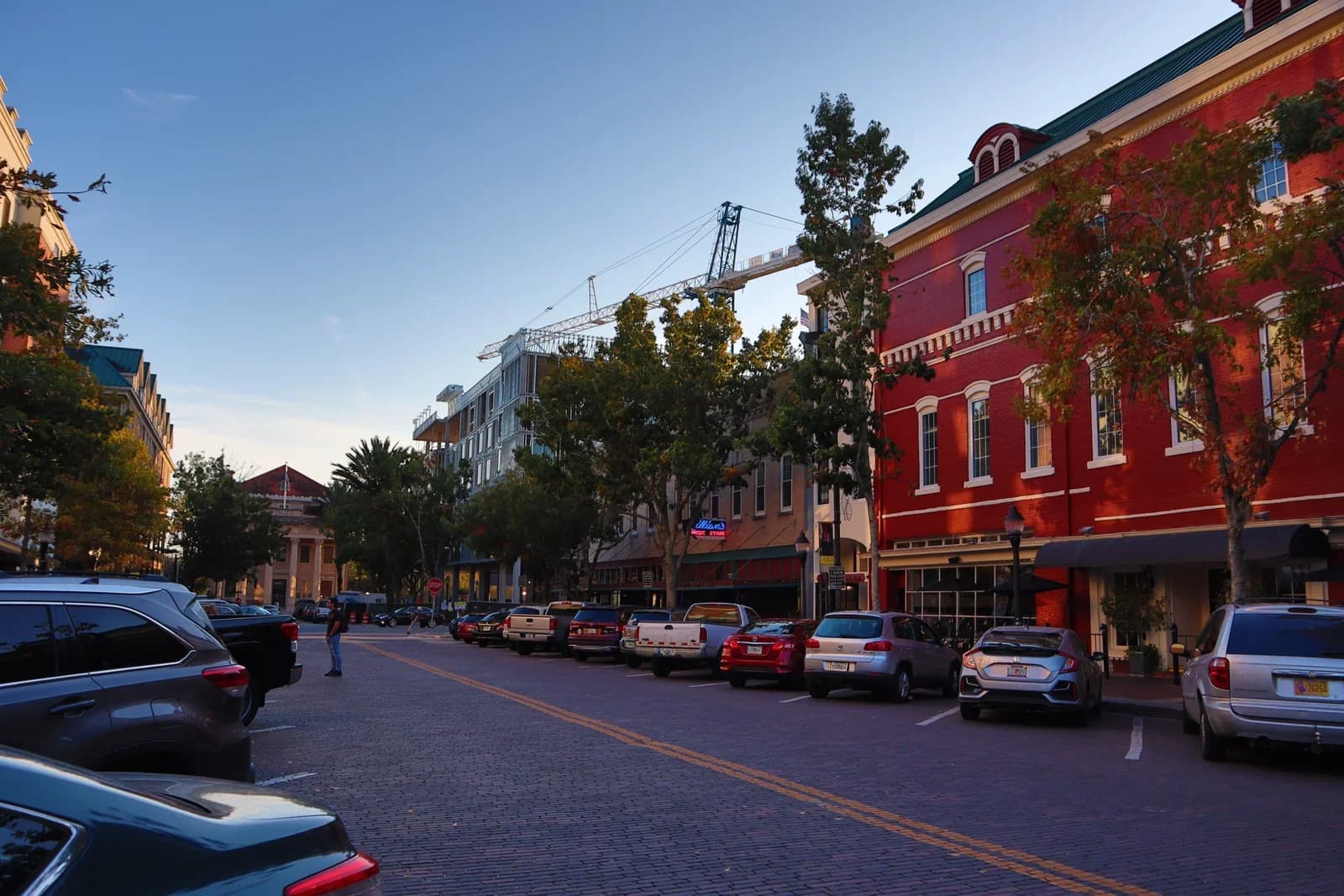 Gainesville, Florida downtown and business district