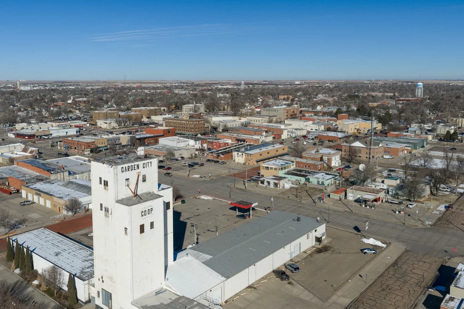 Garden City, Kansas downtown and business district
