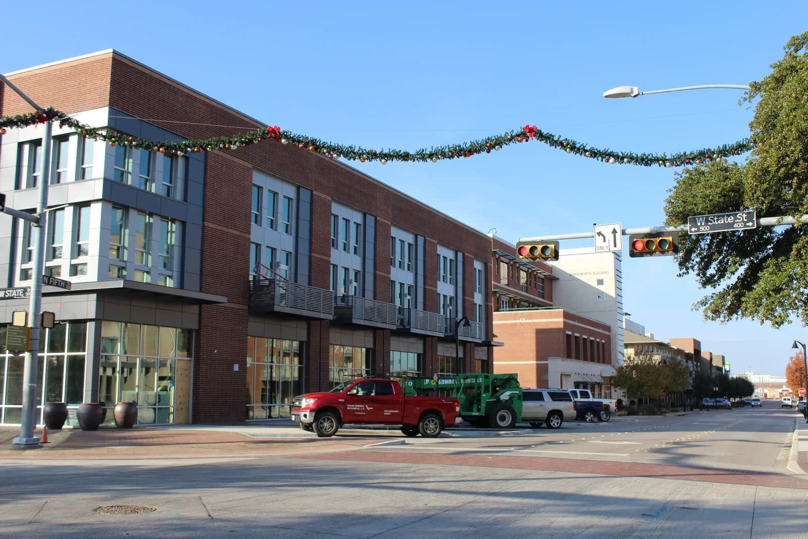 Garland, Texas downtown and business district