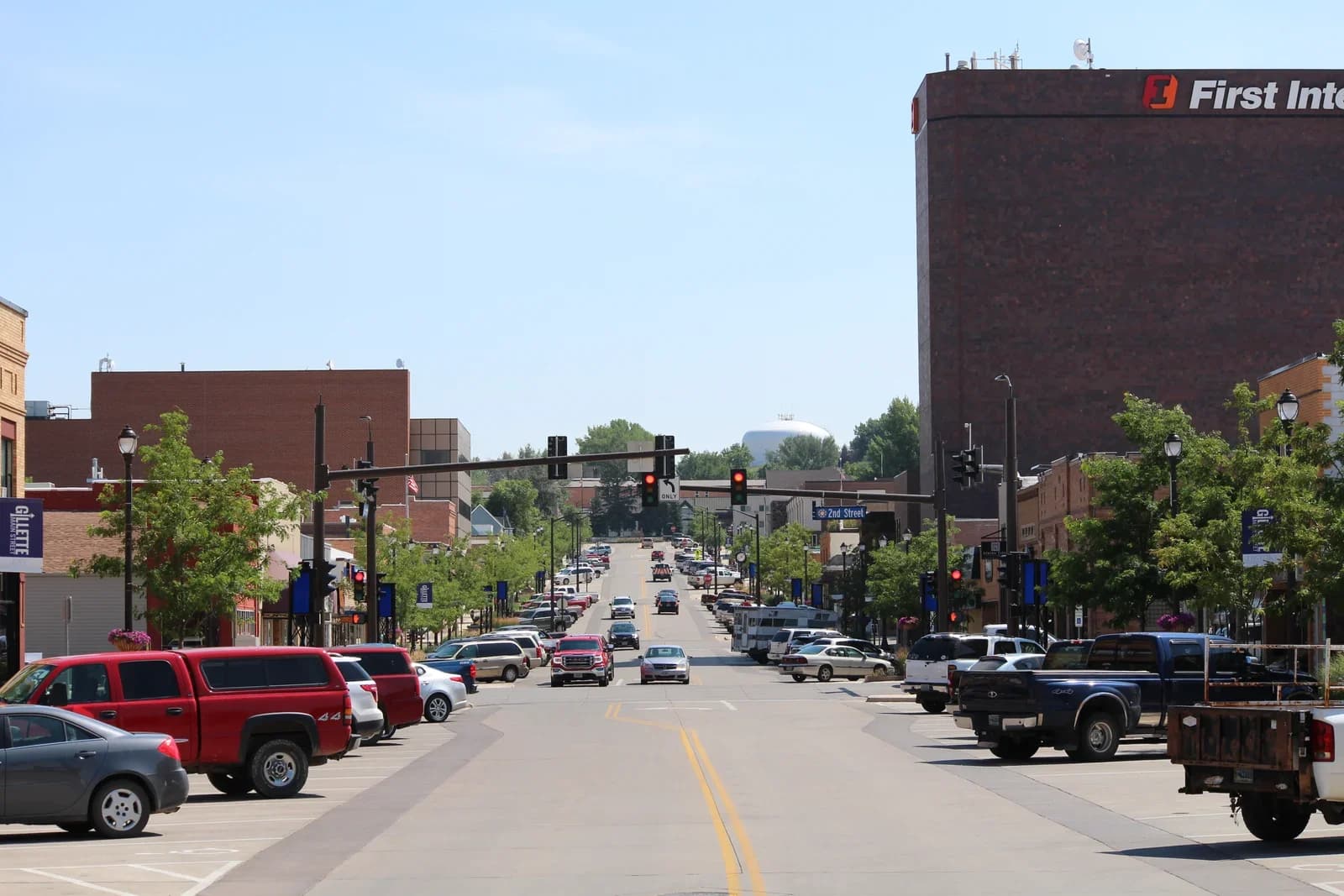 Gillette, Wyoming downtown and business district