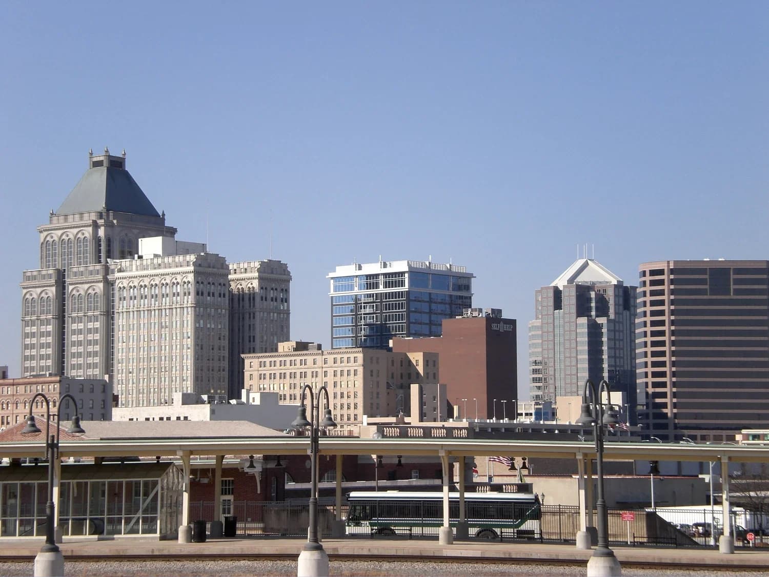 Greensboro, North Carolina downtown and business district