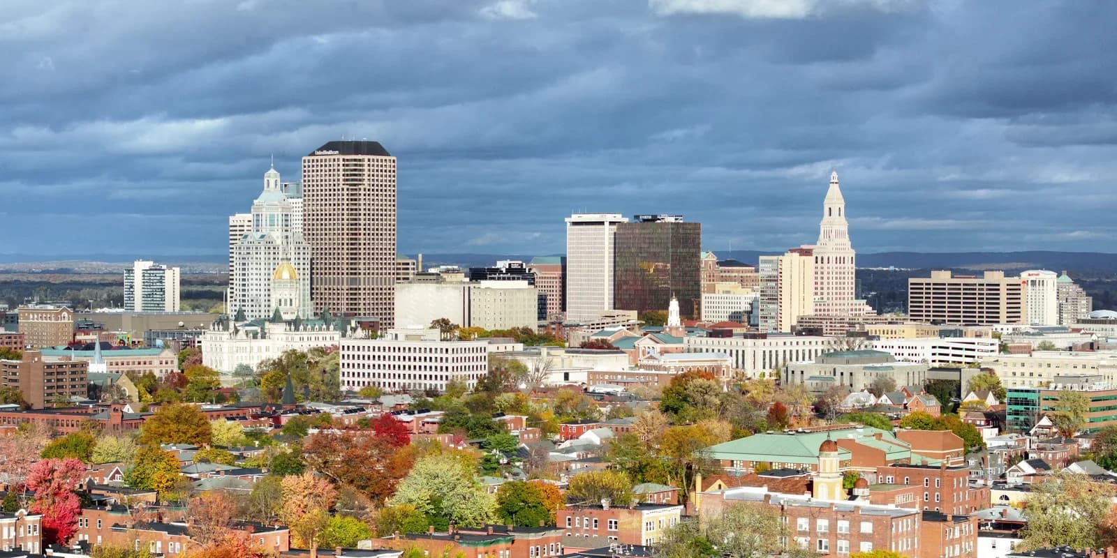 Hartford, Connecticut downtown and business district