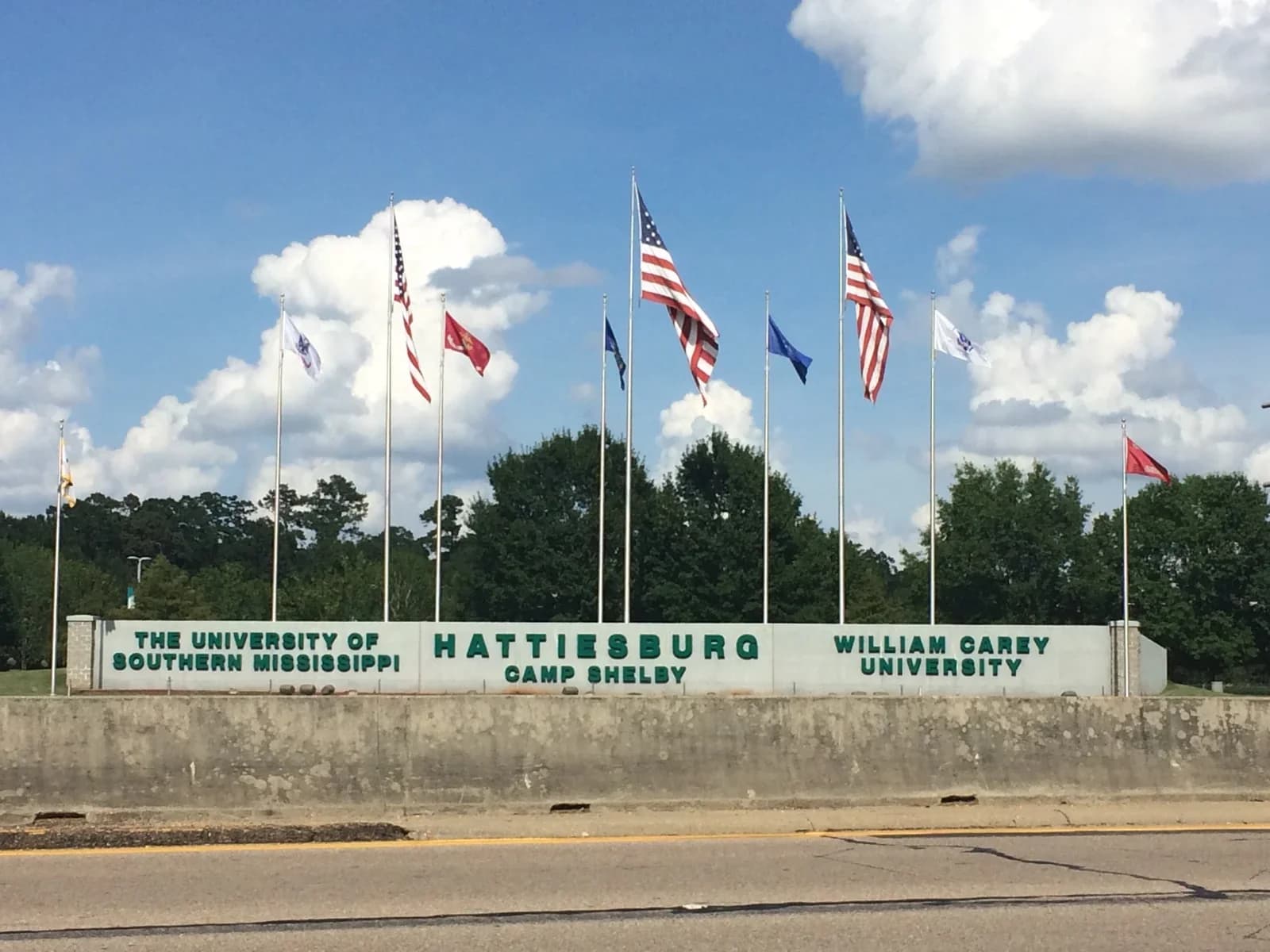 Hattiesburg, Mississippi downtown and business district