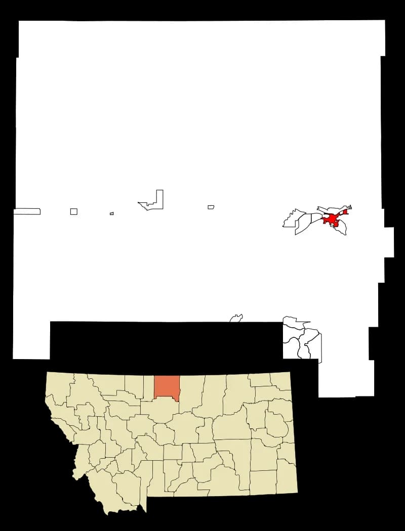 Havre, Montana downtown and business district