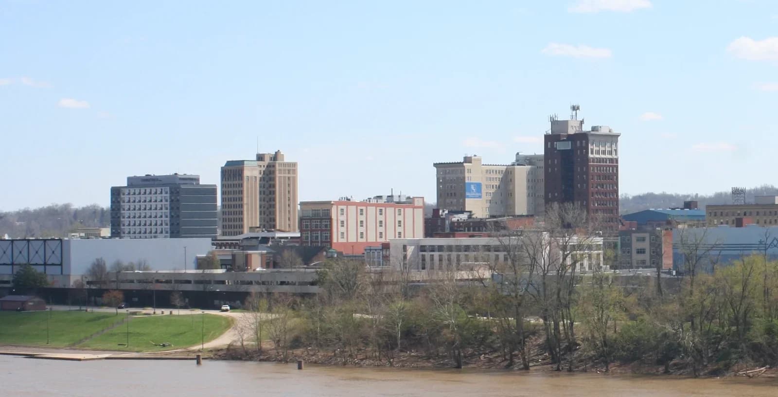 Huntington, West Virginia downtown and business district