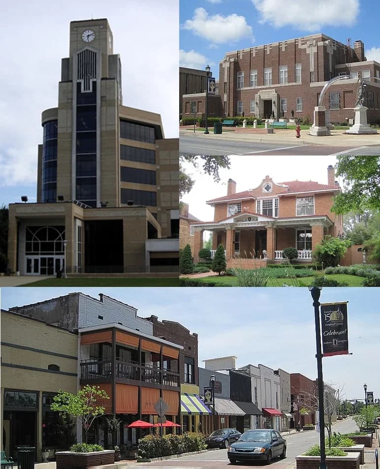 Jonesboro, Arkansas downtown and business district