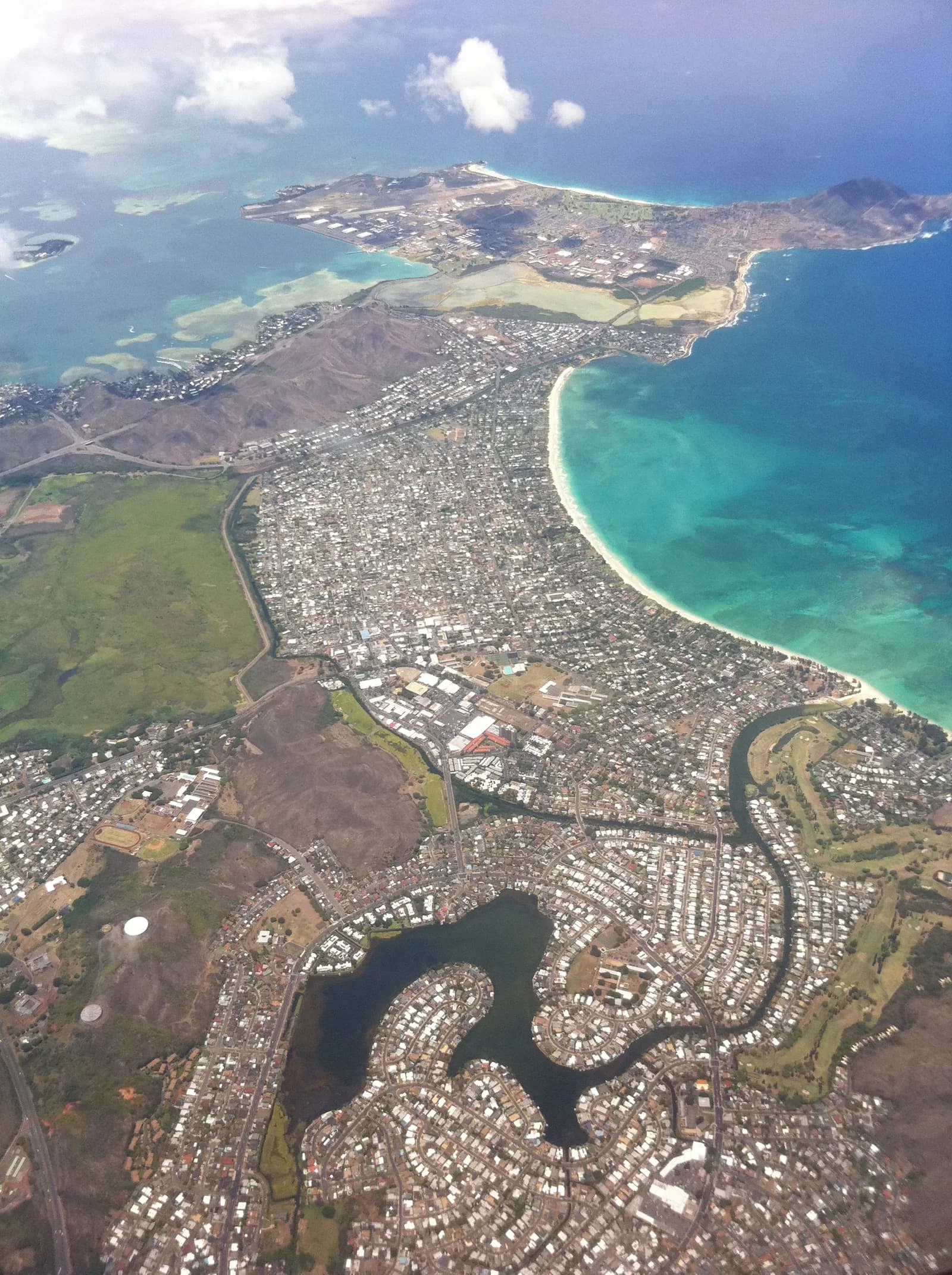 Kailua, Hawaii downtown and business district