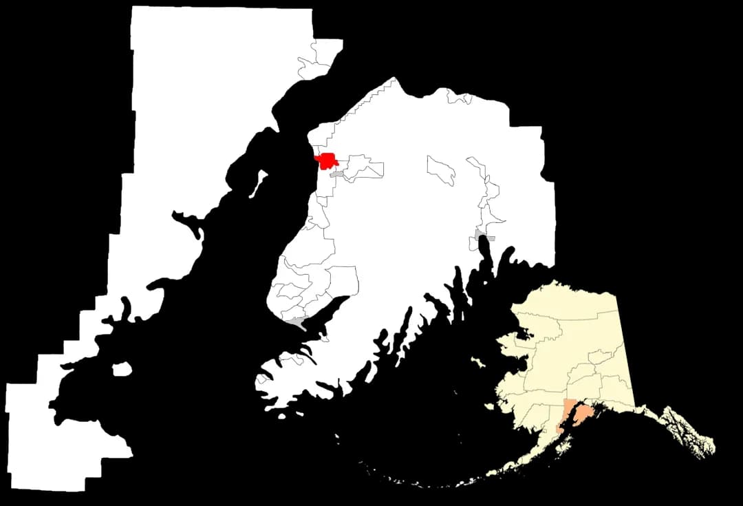 Kenai, Alaska downtown and business district