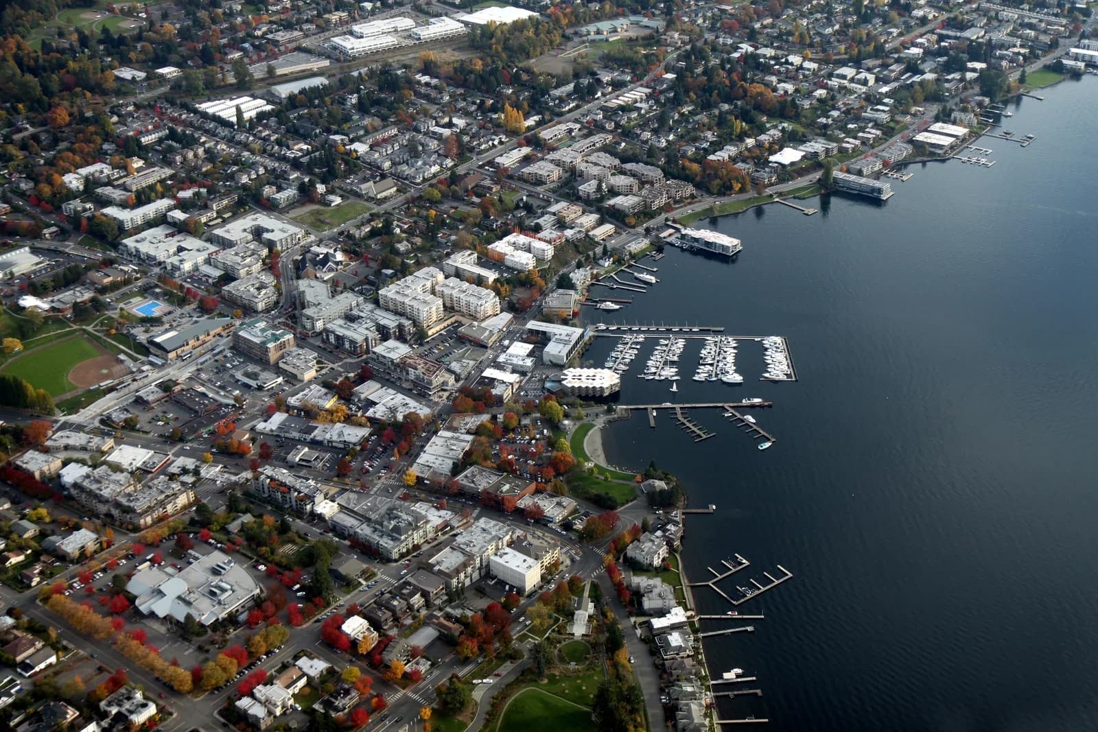 Kirkland, Washington downtown and business district
