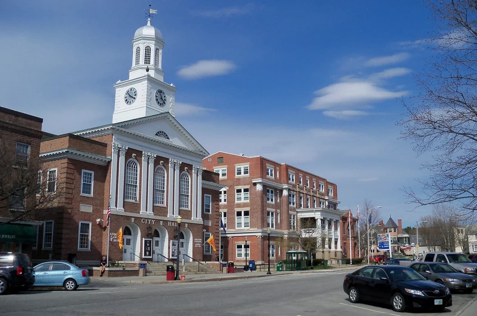 Lebanon, New Hampshire downtown and business district
