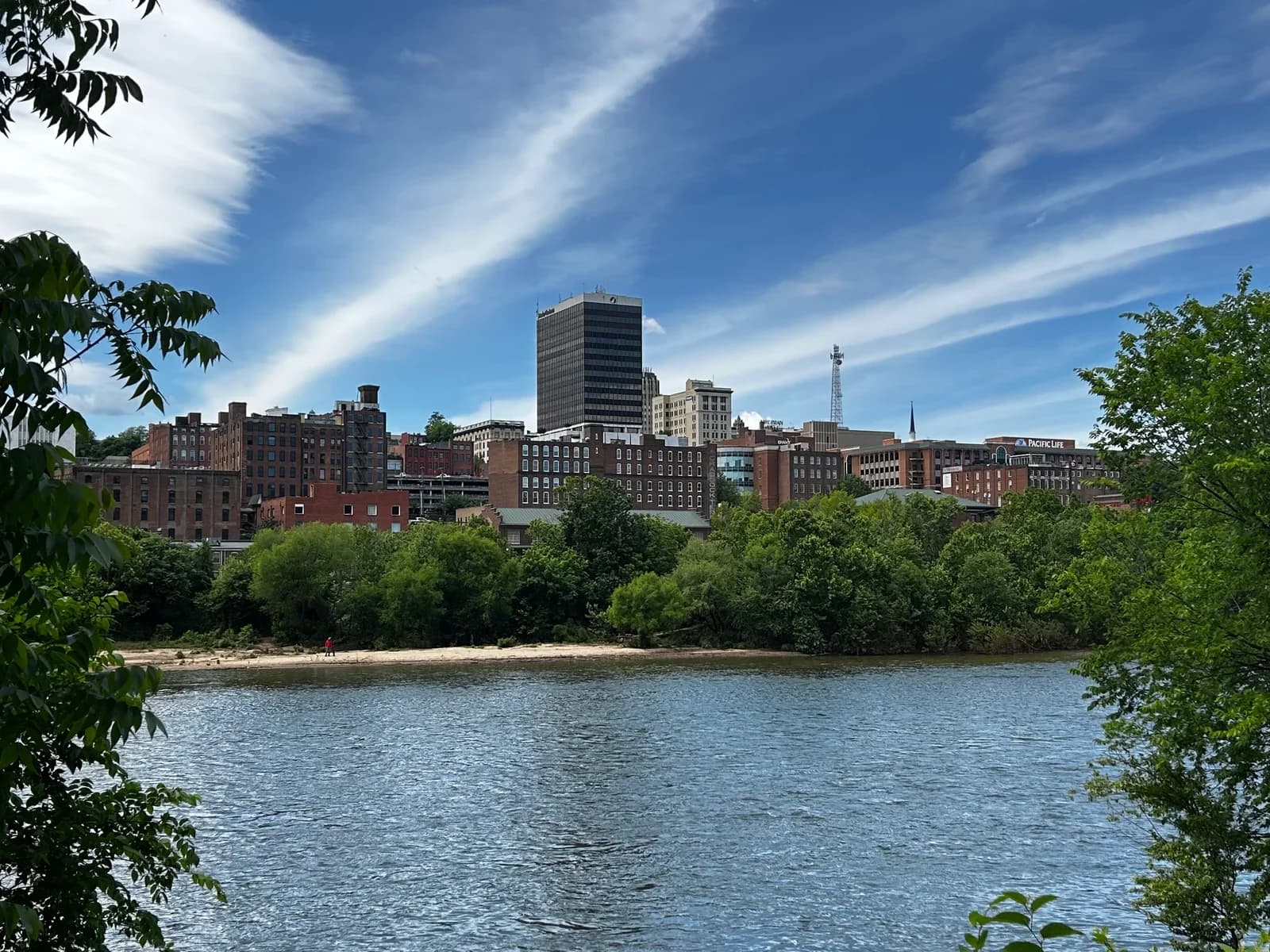 Lynchburg, Virginia downtown and business district