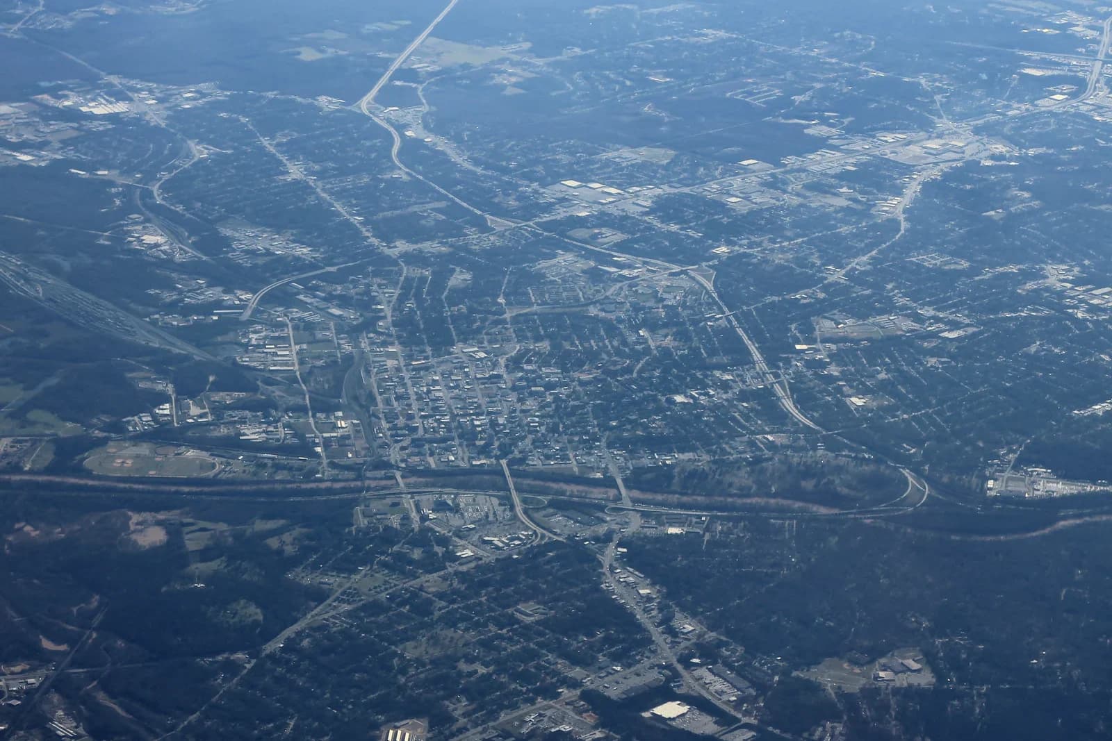 Macon, Georgia downtown and business district