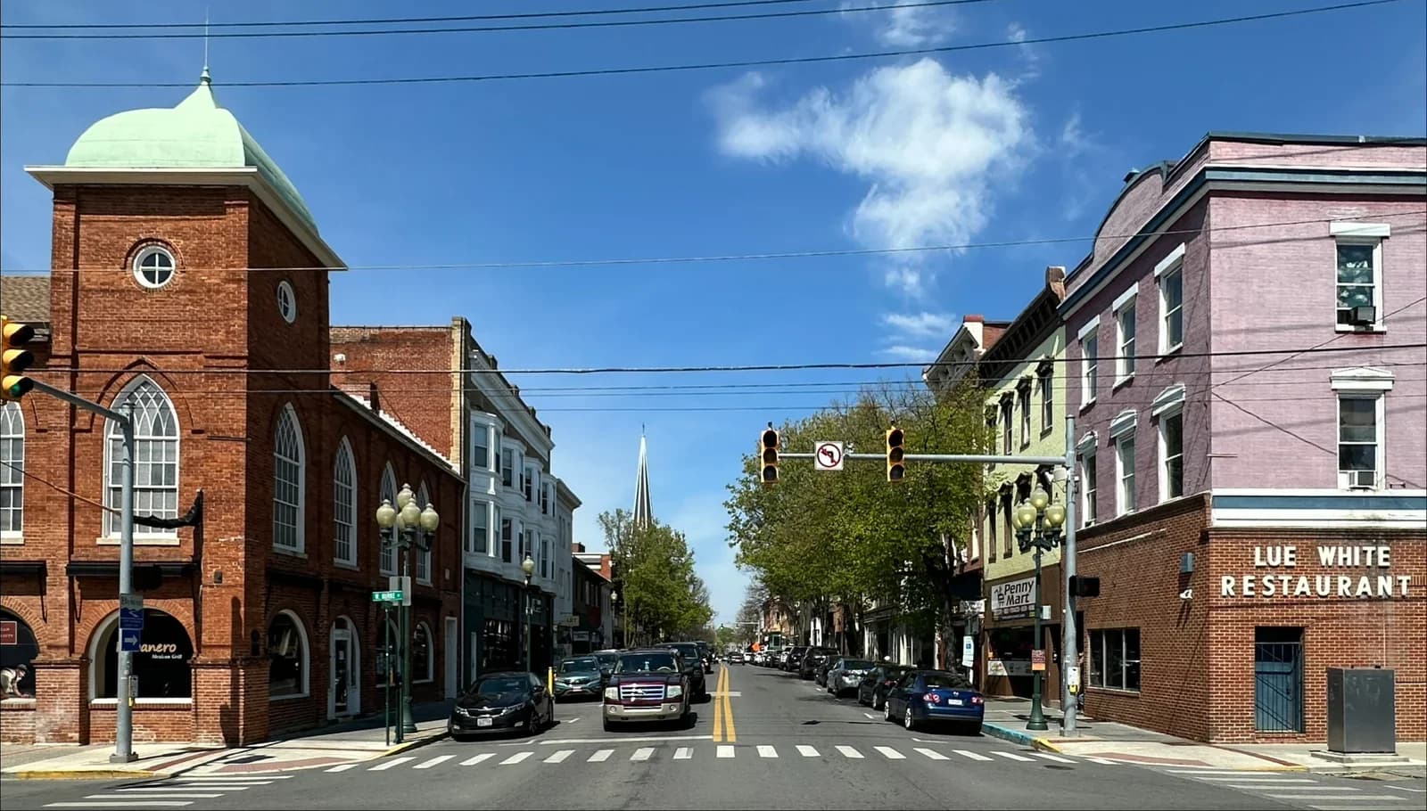 Martinsburg, West Virginia downtown and business district