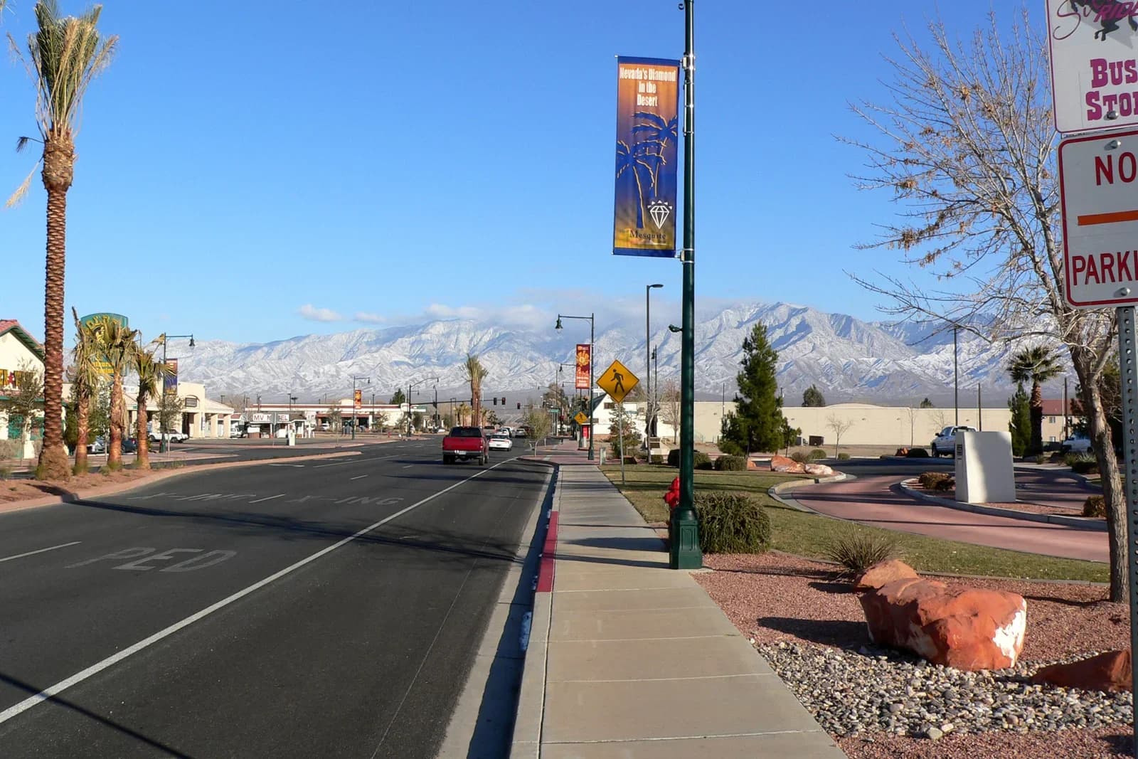 Mesquite, Nevada downtown and business district
