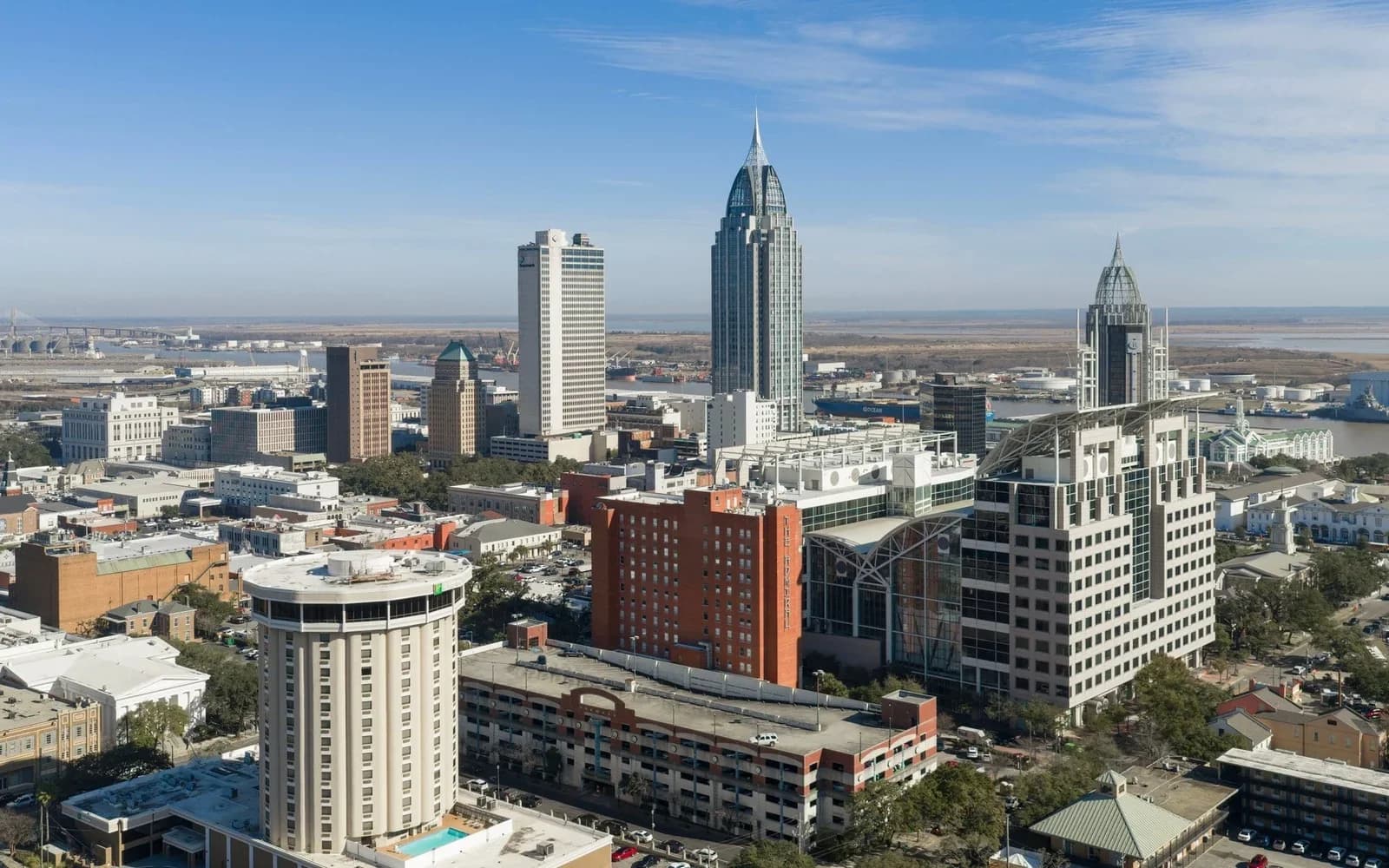Mobile, Alabama skyline
