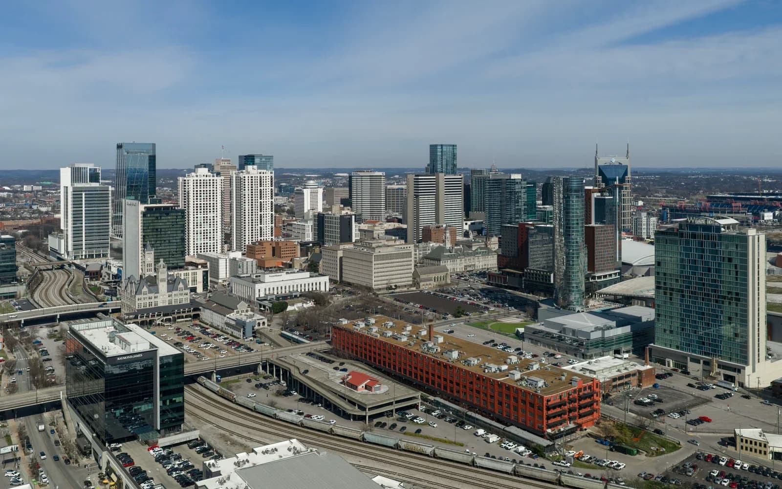 Nashville, Tennessee downtown and business district