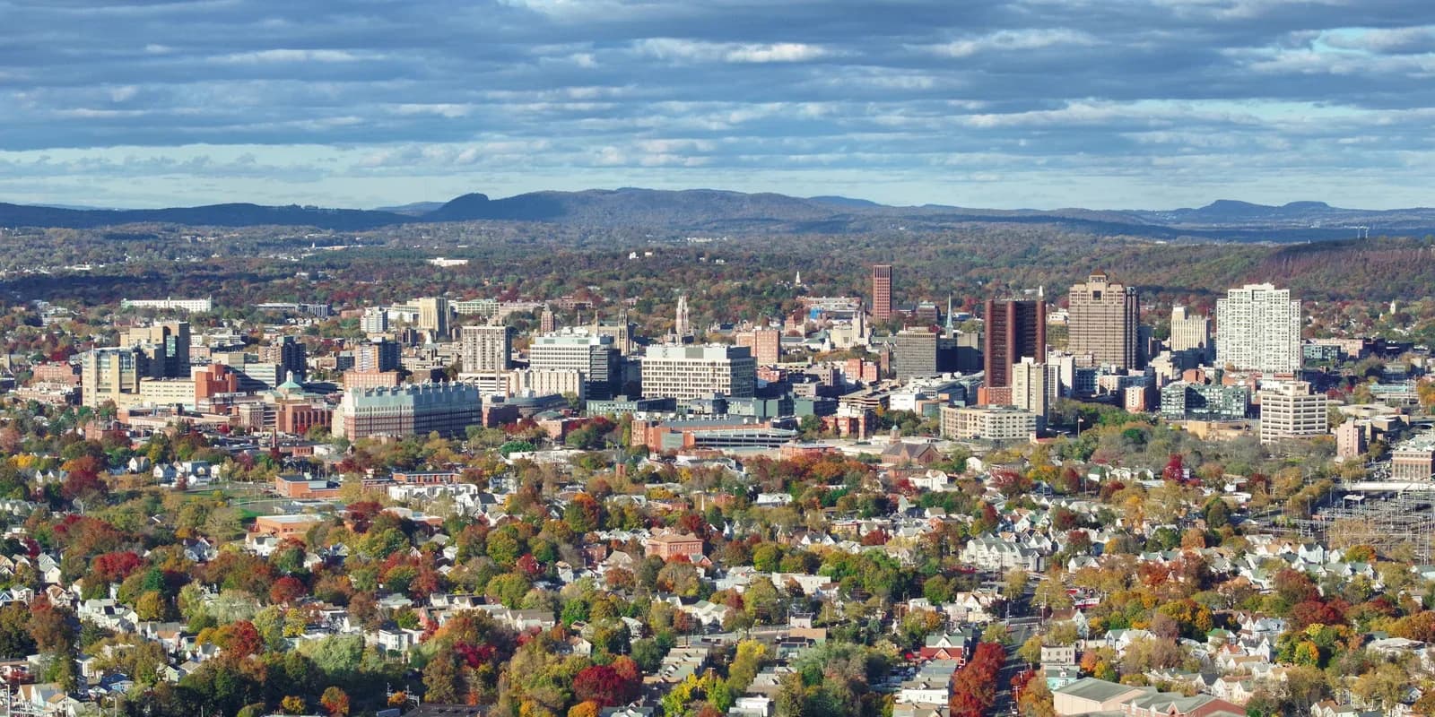 New Haven, Connecticut downtown and business district