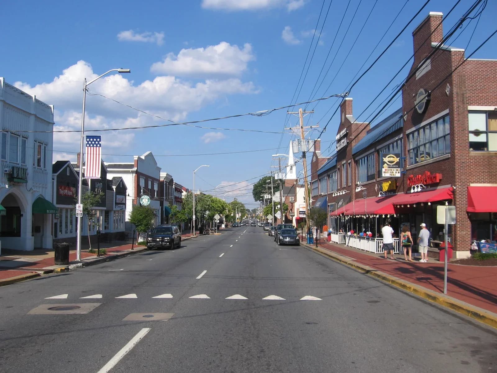 Newark, Delaware downtown and business district