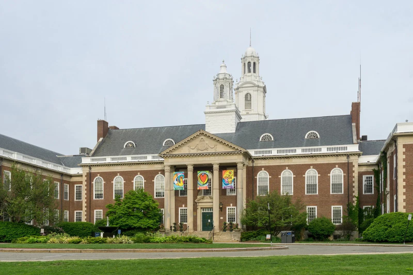 Newton, Massachusetts downtown and business district