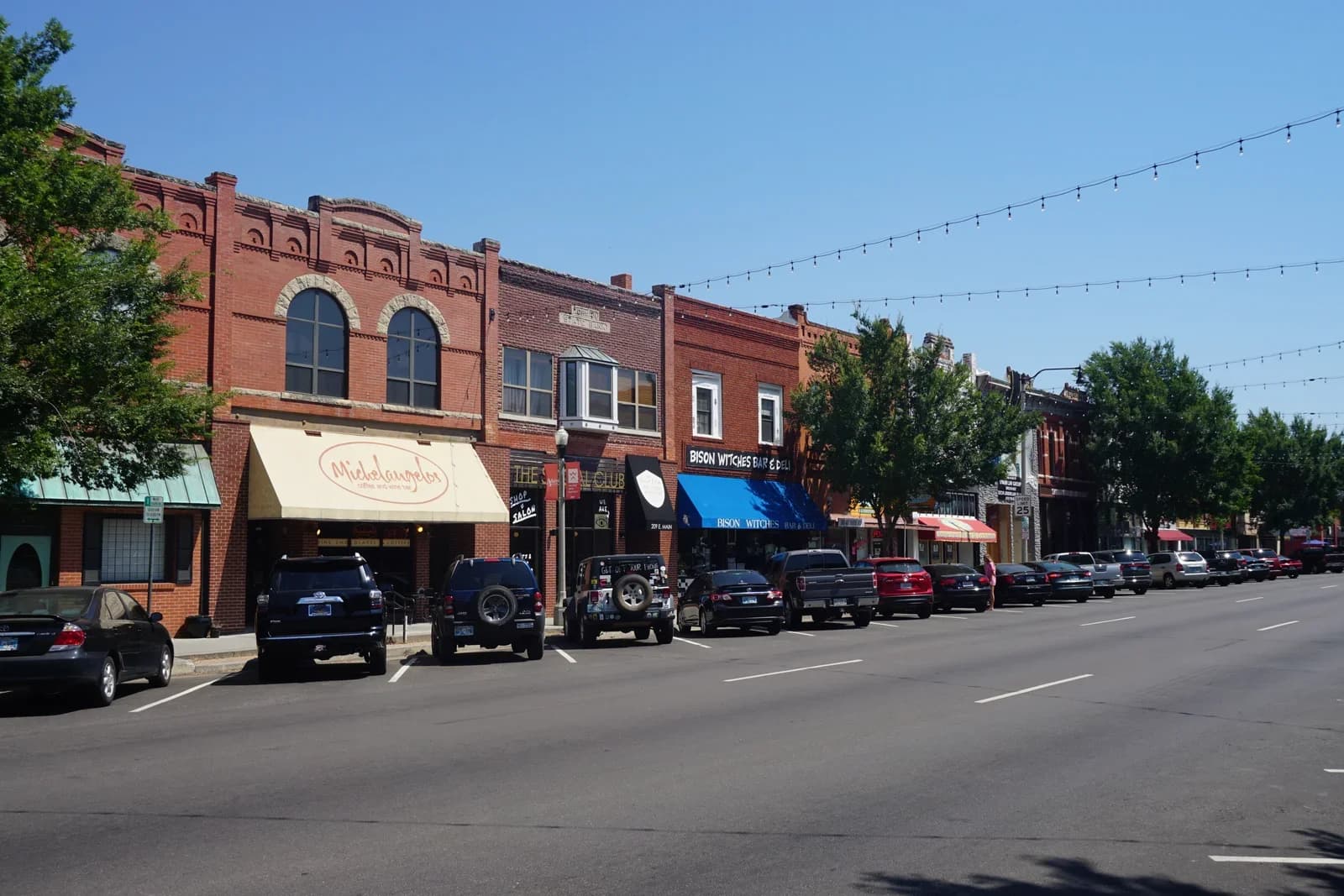 Norman, Oklahoma downtown and business district