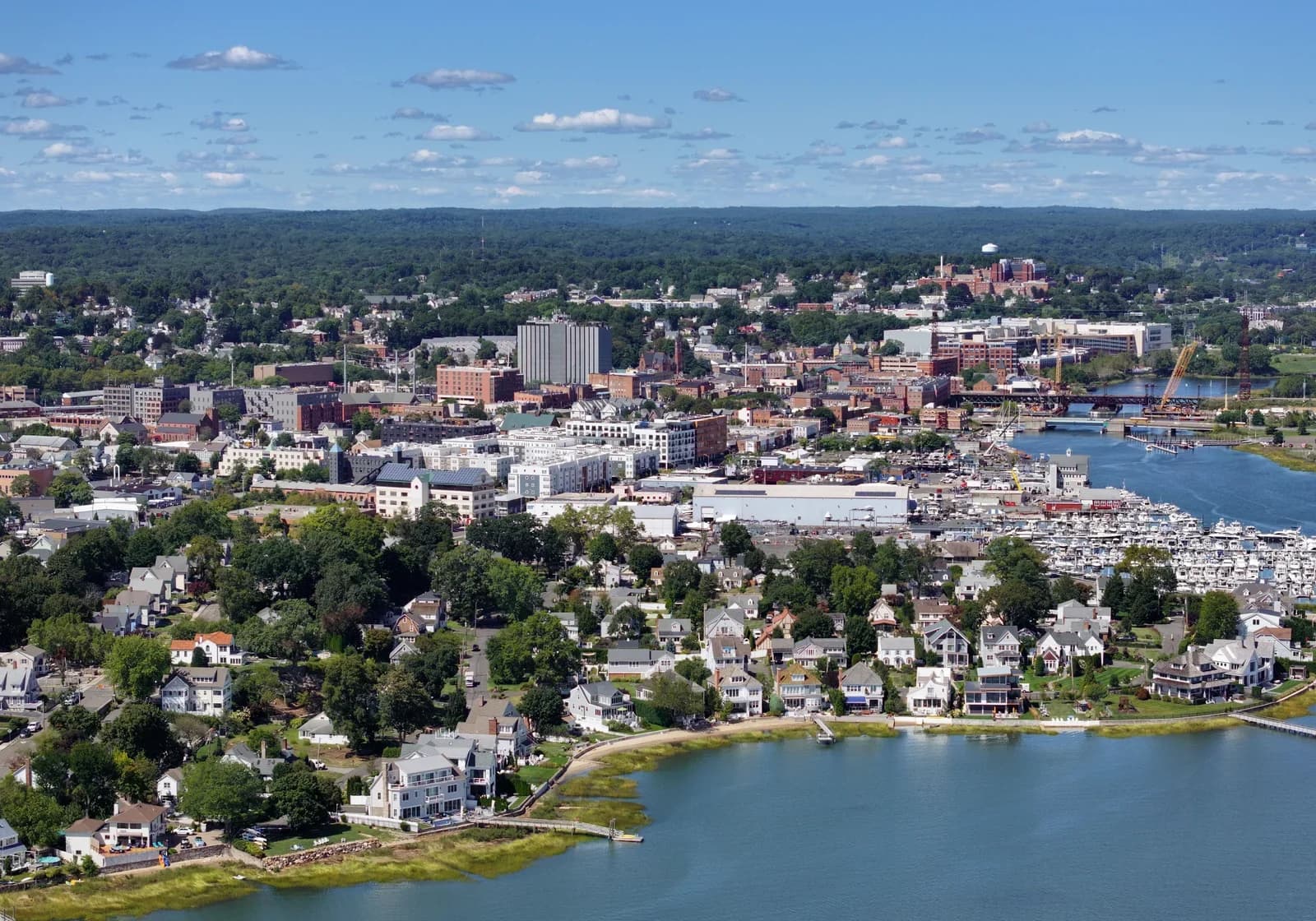 Norwalk, Connecticut downtown and business district