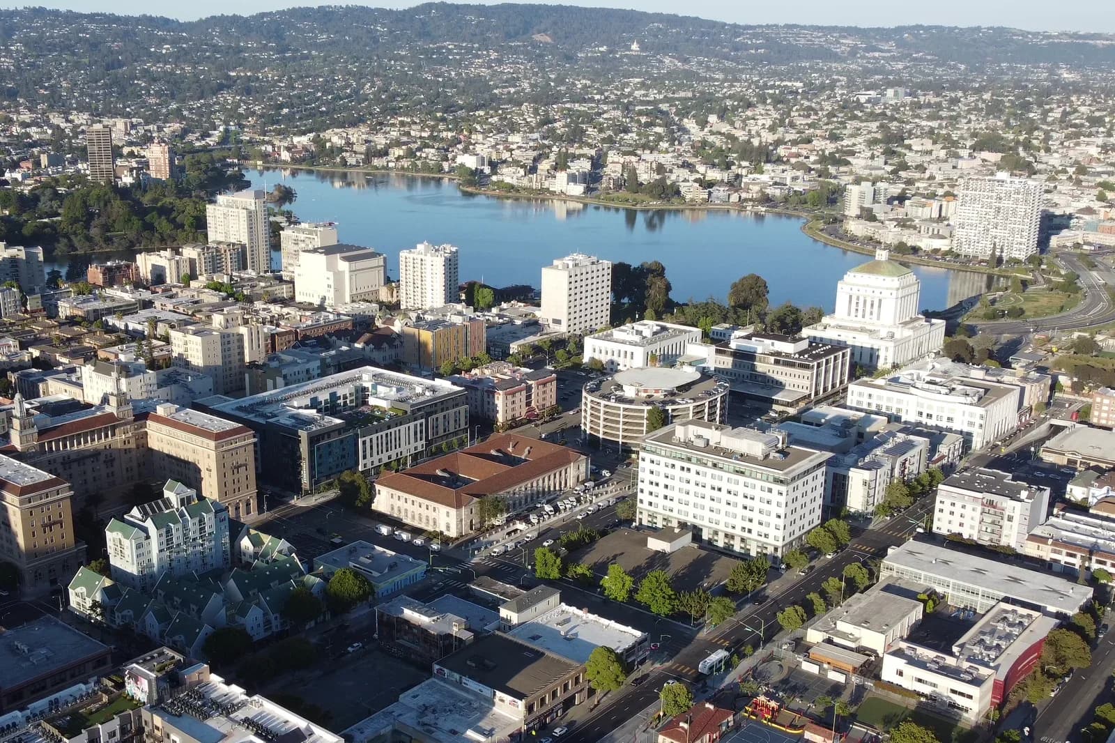 Oakland, California downtown and business district